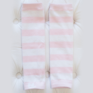 Pale Pink White Leggings